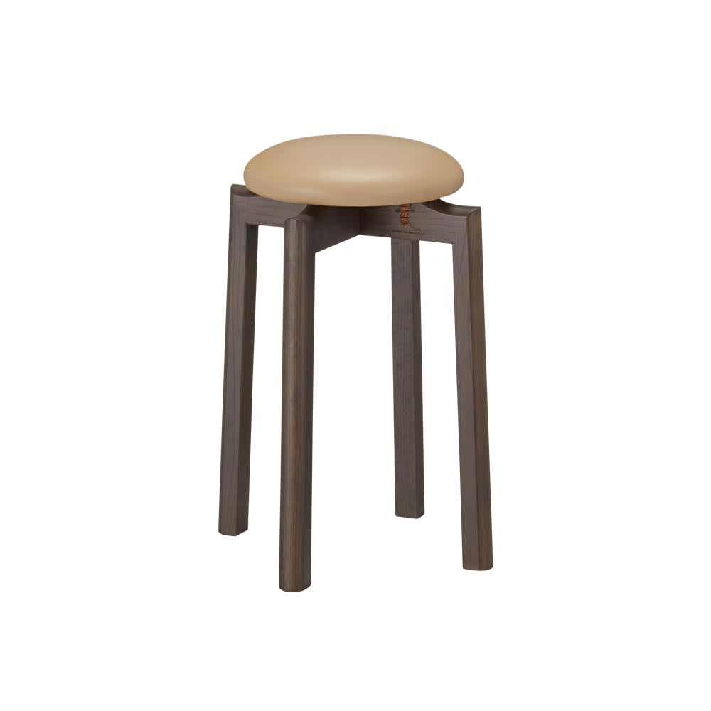 北海道産材 マッシュルームスツール 高さ43cm ［匠工芸・たくみこうげ