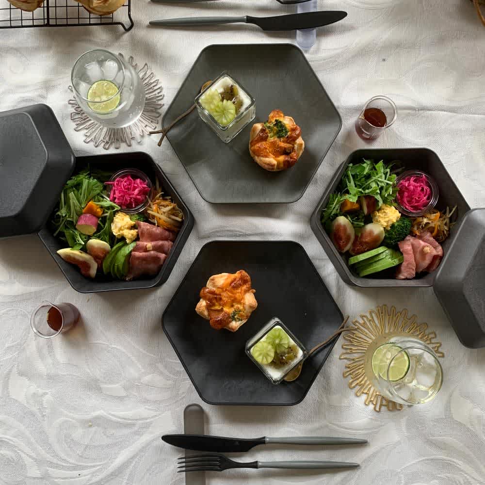 ARAS ヒートコレクション 平皿六角 小 割れないお皿 通販 - ディノス