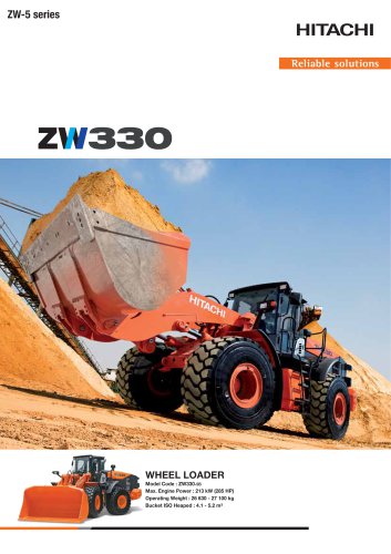 ZX130-3 - Hitachi Construction Machinery Europe - PDF Catalogs