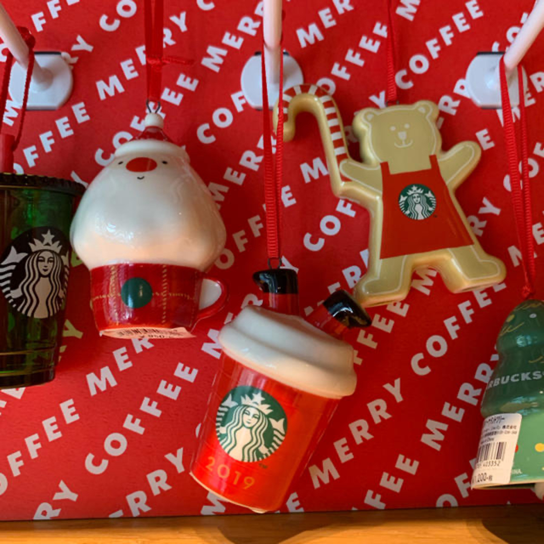 Starbucks Coffee - スタバ オーナメント 3種類セットの通販 by moe's