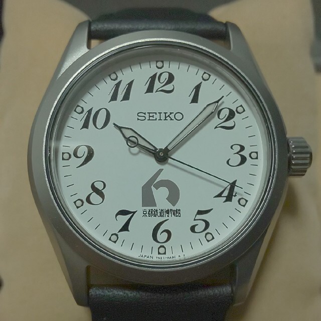 SEIKO - 京都 鉄道 博物館 ロゴ 時計 乗務員 仕様 セイコー SEIKO 新品