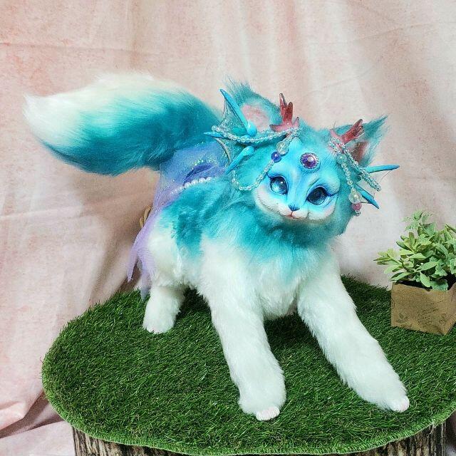 みーこ様のオーダー】幻獣風ハンドメイドぬいぐるみ【アートドール】の