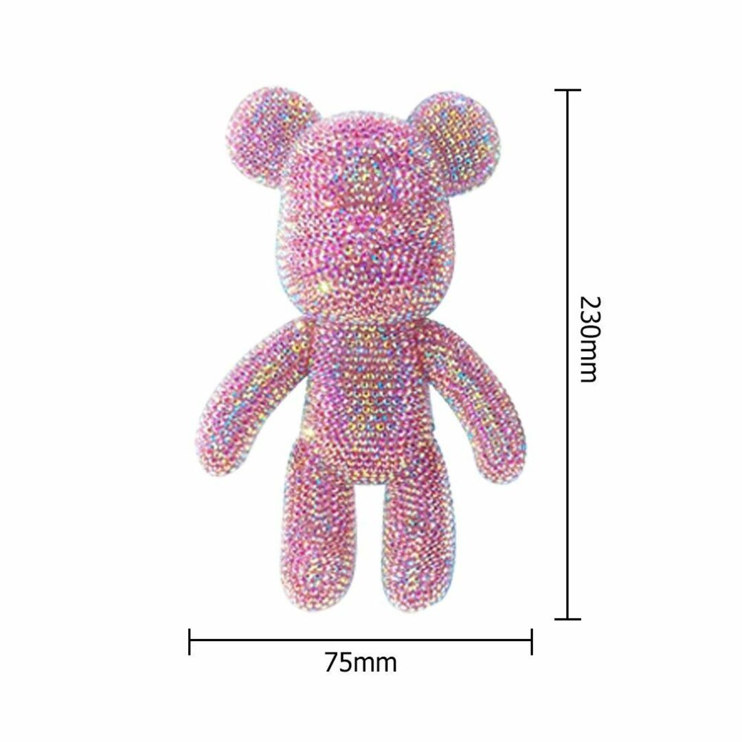 テディベアDIY手作りキット ピンク 3D ダイアモンドアートの通販 by 桜