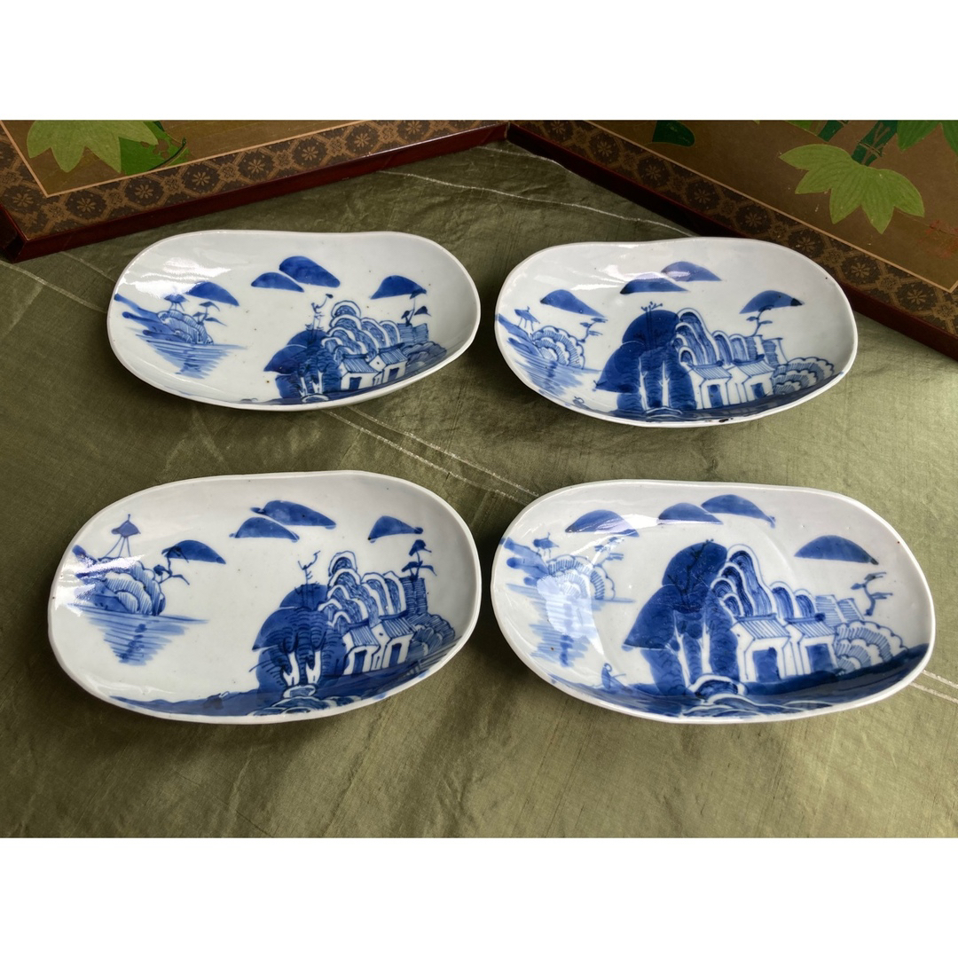 古伊万里 皿 4枚 骨董の通販 by ☆みちみち☆｜ラクマ