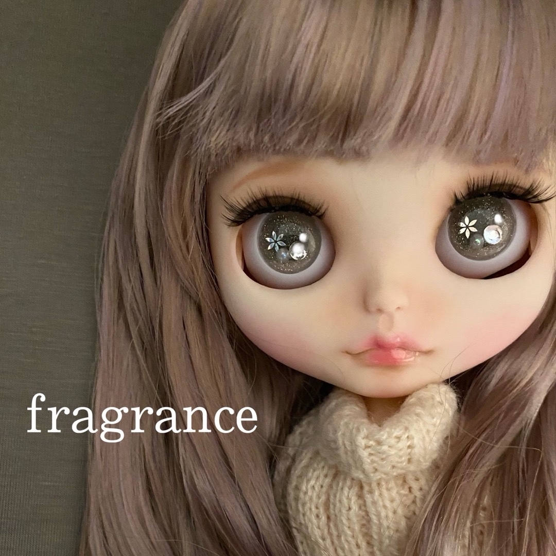 ♡カスタムアイシードール♡ 白肌 icydoll ブライス人形ブラウンmixの