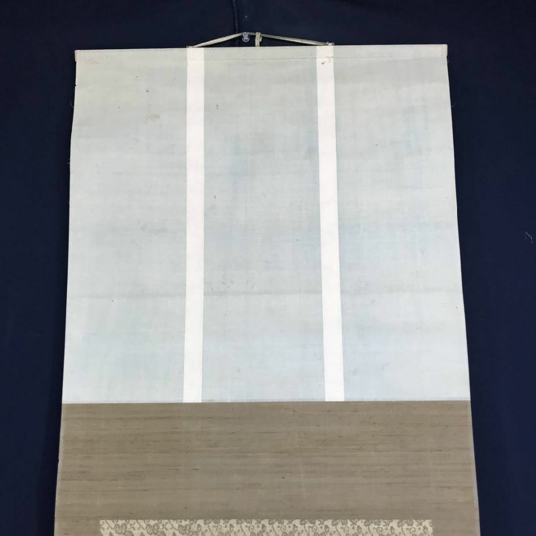 真作/素融/寿老人図/人物図/鹿寿老図/掛軸☆宝船☆AD-923の通販 by