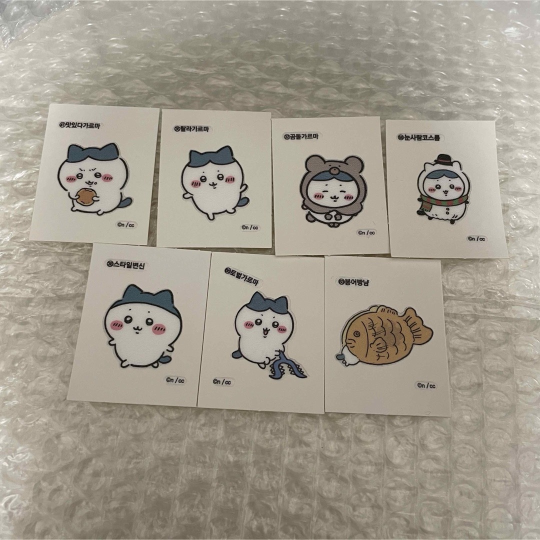 ちいかわ シークレット レトロ ステッカー ver2 韓国 はちわれ