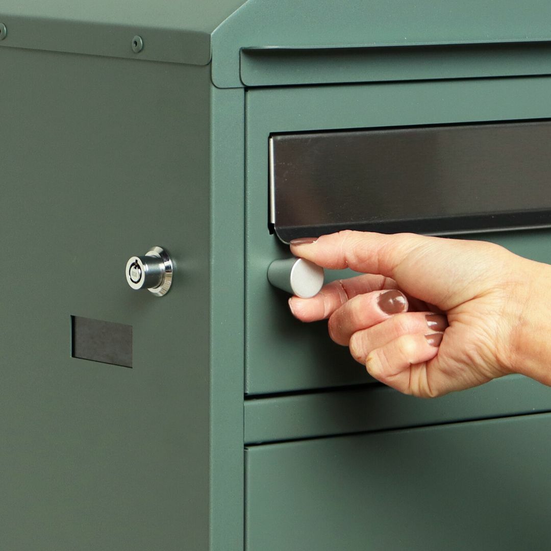 MJ PT ZA 宅配ボックス 郵便ポスト グリーンの通販 by sunterra-HM｜ラクマ
