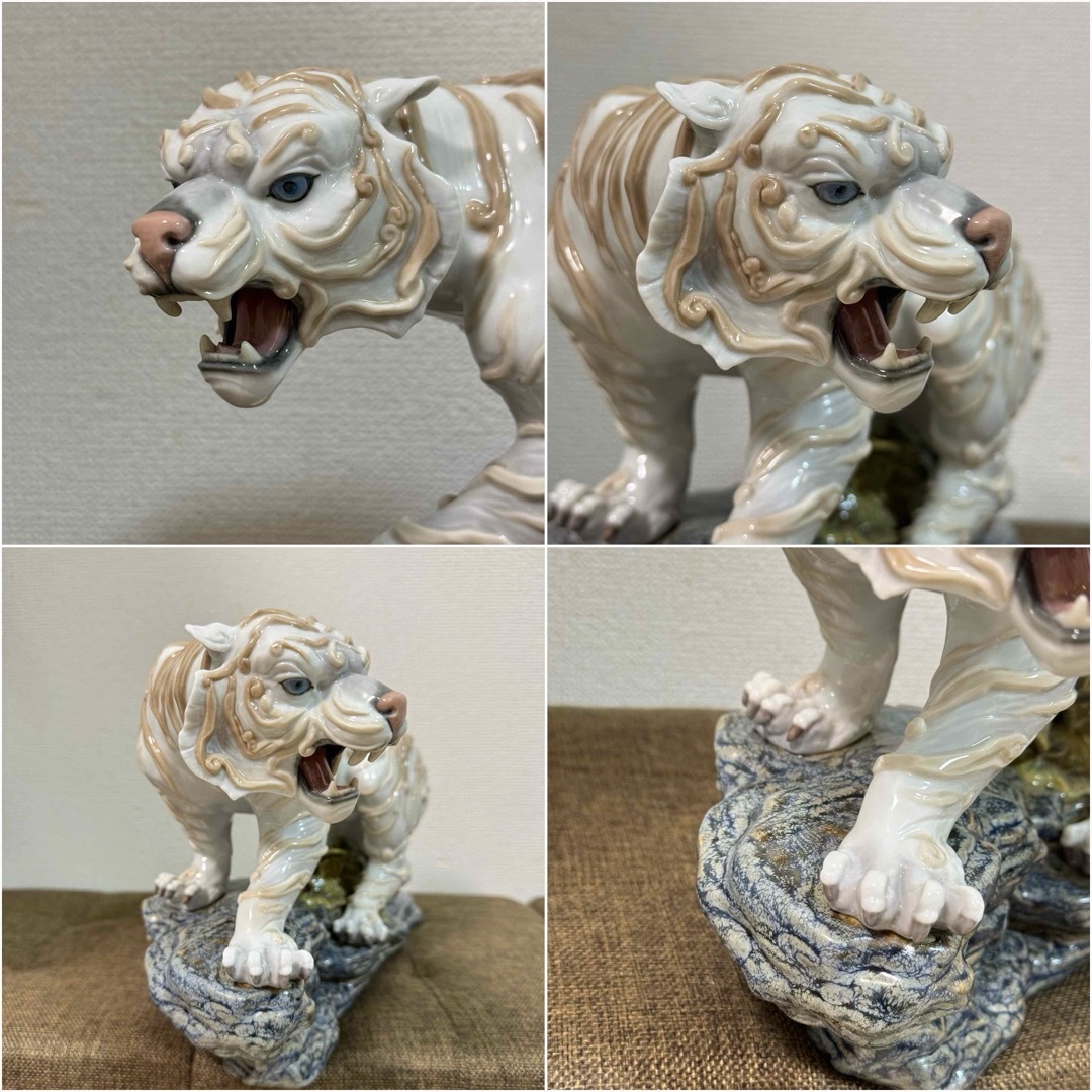 LLADRO - LLADRO リアドロ 四神 白虎 大型 スタチュー 置物 訳あり 大