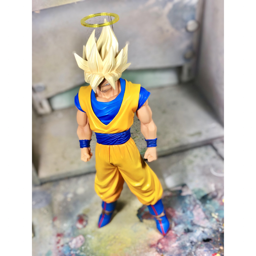 ドラゴンボール 一番くじ A賞 ワーコレ ドラゴン＆悟空 リペイント