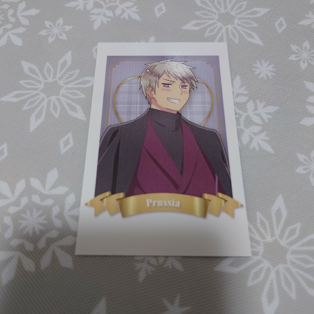 ヘタリア AMOカフェ ミニフォト風カード プロイセンの通販 by 空's