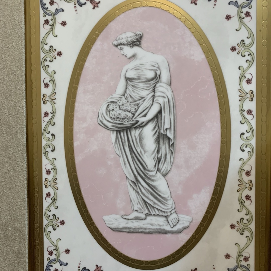 WEDGWOOD - 希少 元箱 ウェッジウッド フローラ(フロラ) プラーク 額