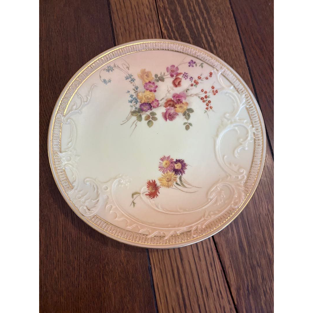 ロイヤルウースター ブラッシュアイボリー デザートプレート