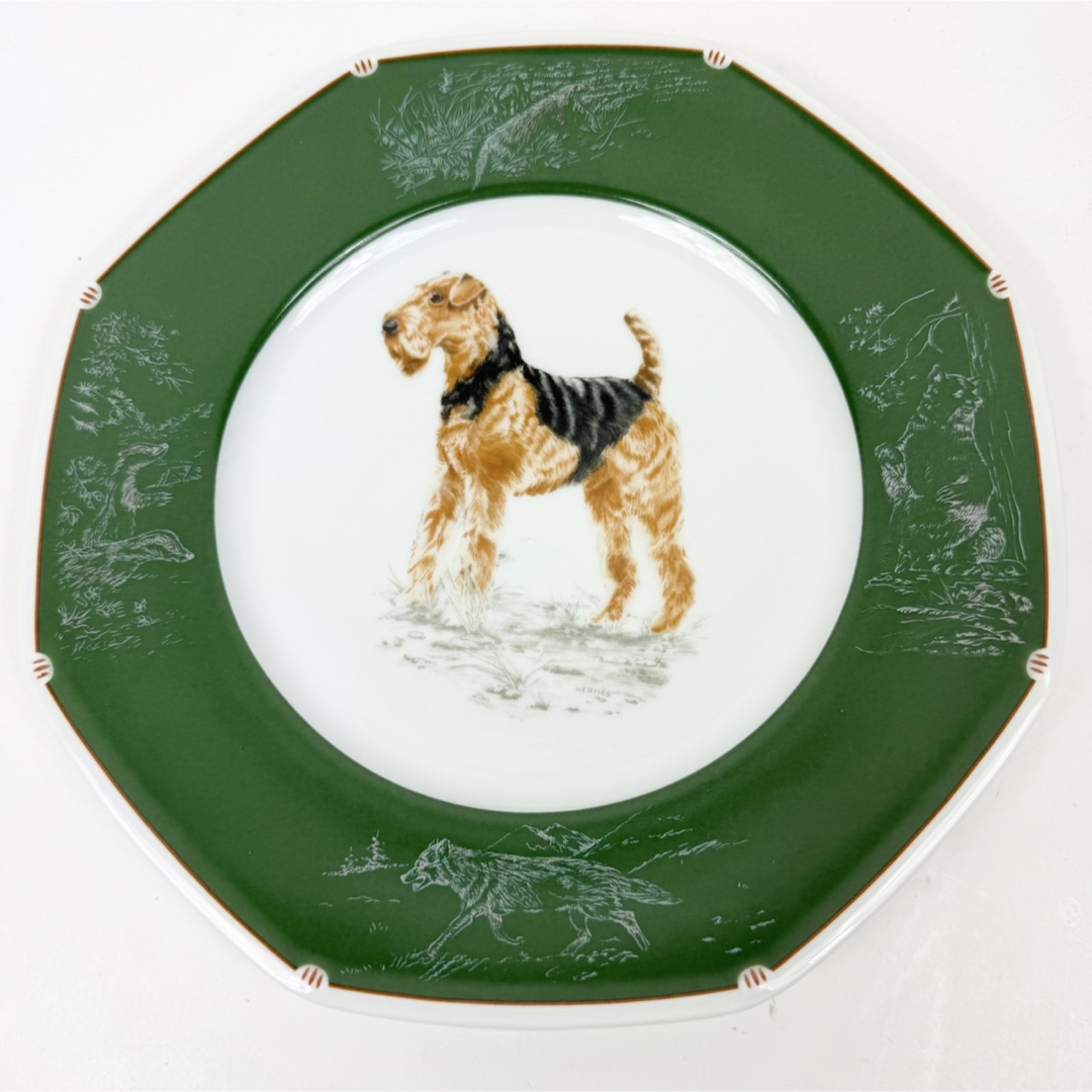 HERMES - 未使用 HERMES 八角 プレート エアデールテリア エルメス の