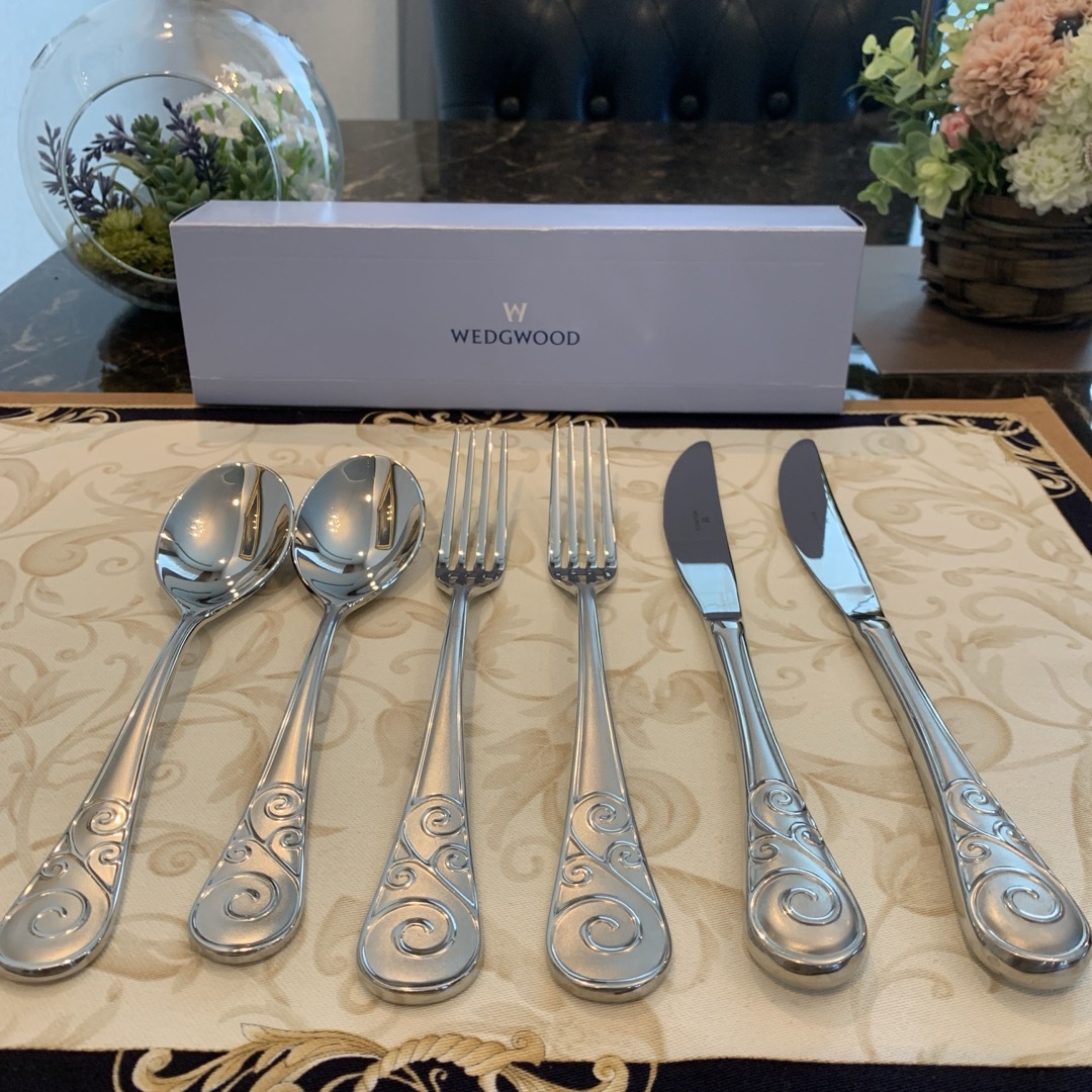 WEDGWOOD - 希少 ウェッジウッド スワル カトラリー ディナーフォーク
