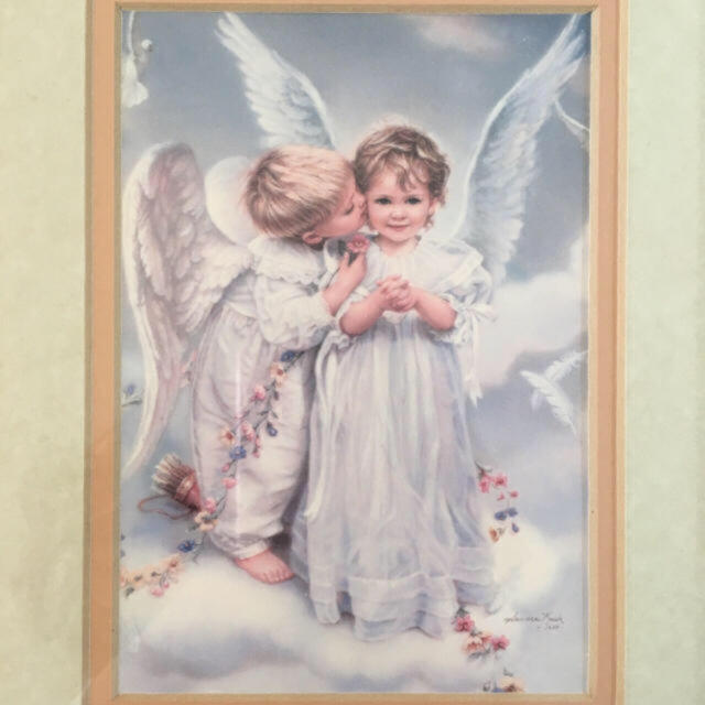 箱根天使の美術館 天使 絵 エンジェル のイラスト 額入りの通販 by