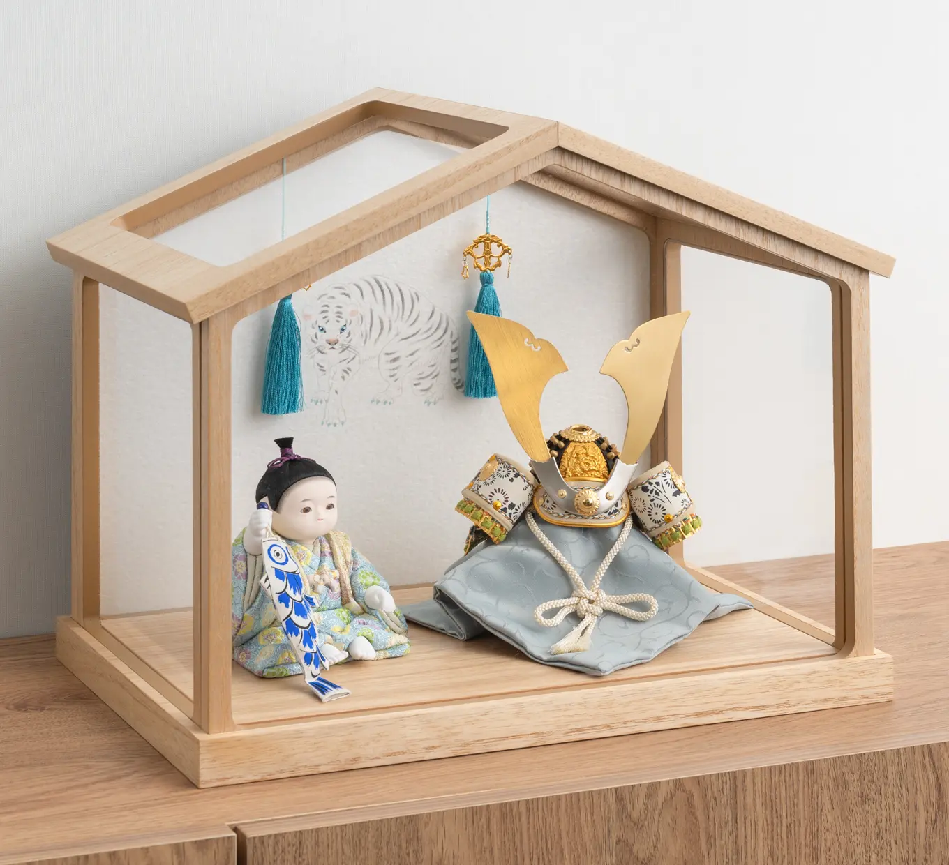 五月人形「旭（組み立てケース入）」｜五月人形の通販 ふらここ