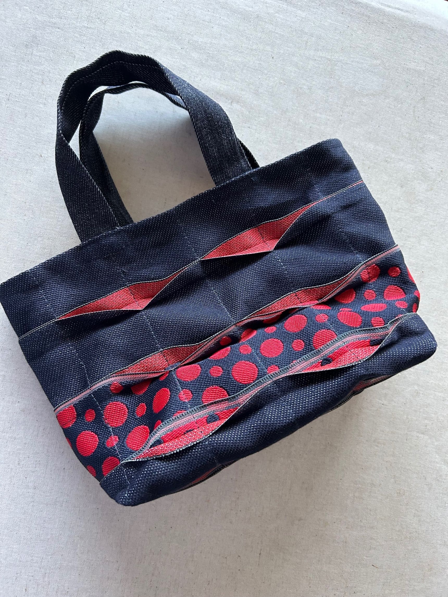 畳縁とデニムを使って☆ミニトートバッグ｜ハンドメイドの作り方