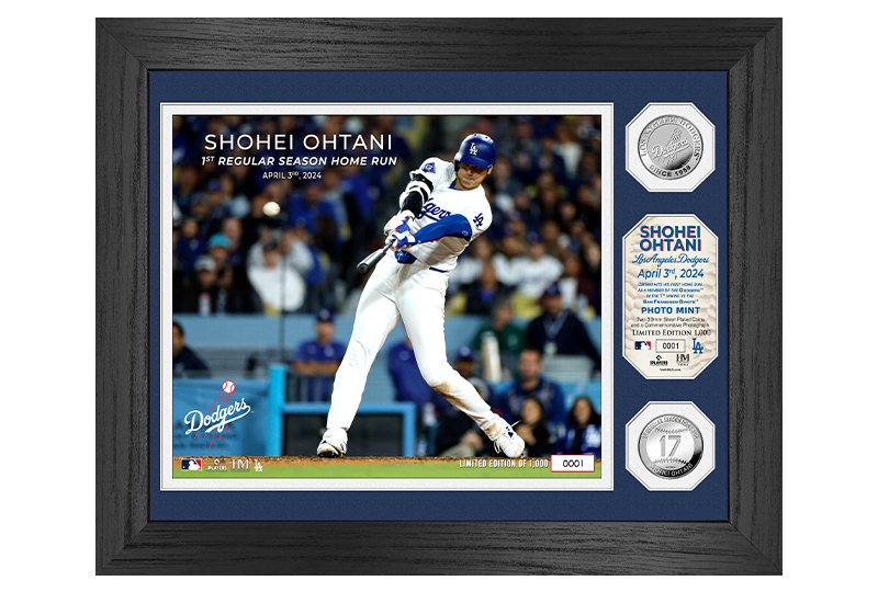 MLB ドジャース 大谷翔平選手2024 公式戦初ホームラン記念グッズ／山本