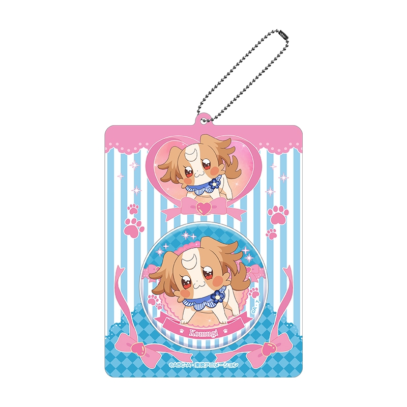 アクリルスタンド＋缶バッジ＋缶バッジホルダー（こむぎ）/ わんだふる