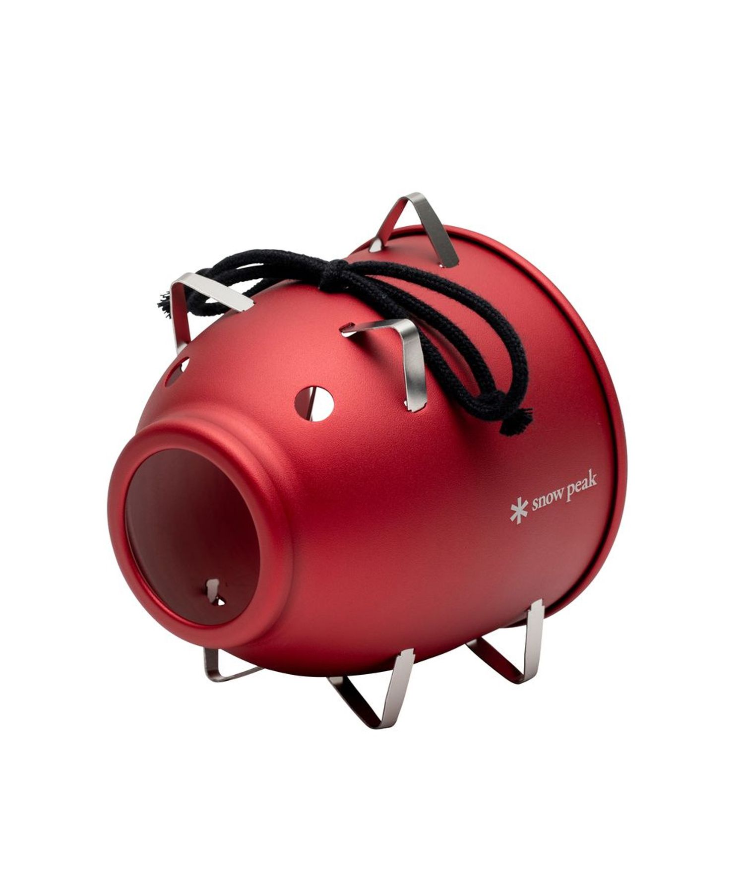 アルミ蚊取り豚ミニ レッド| スノーピーク(Snow Peak)