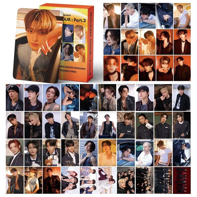 Ateez Golden Hour Part. 3 Lomo Photo Card 55 Sheets