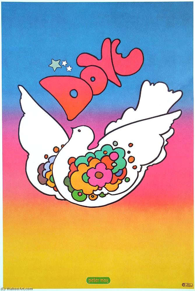 ドーヴ - Peter Max | WikiOO.org - 百科事典