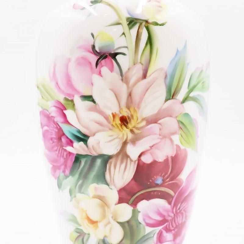 花瓶 花器 日本製 ハンドペイント 昭和15年頃