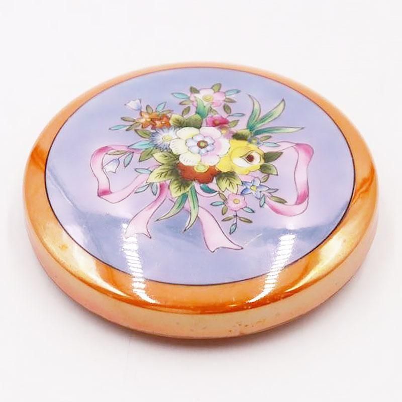 リモージュ手描きリムジュ飾り皿アンティーク金彩花柄プレート 直径22