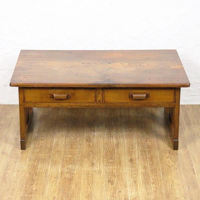 ケヤキ材 引出し付き 座机 文机 - アンティーク和室机