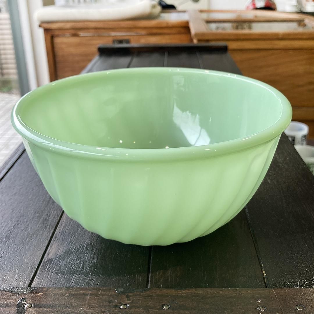 スワールミキシングボウル7インチ17.7cm Fire-king - マメチコ Fashion