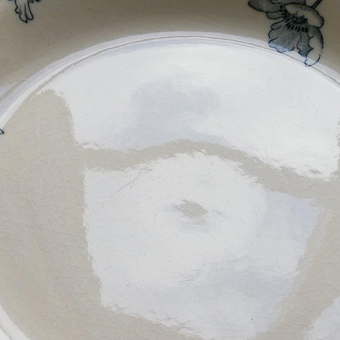 フランス GIEN ANEMONES ジアン アネモネ スーププレート 深皿 A