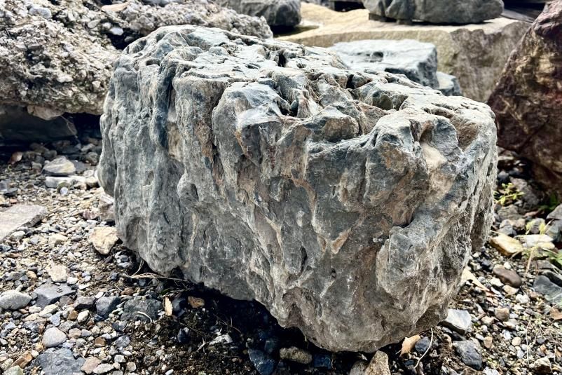 酒絞石［3］【一点もの】 水石｜庭ガーデニングの粋でおしゃれな石の