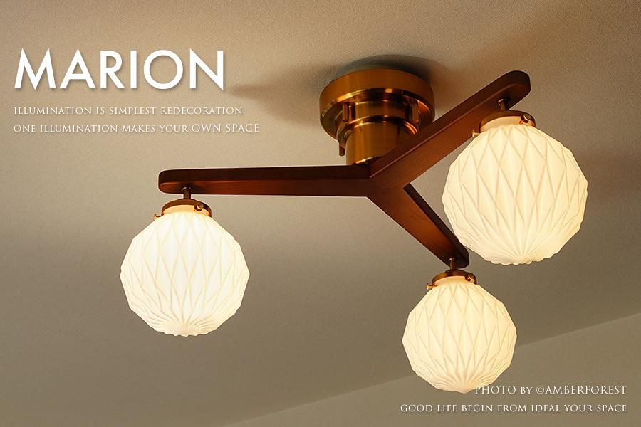 MARION (LT-4189 LT-4190 LT-4191) シーリングライト - AMBERFOREST