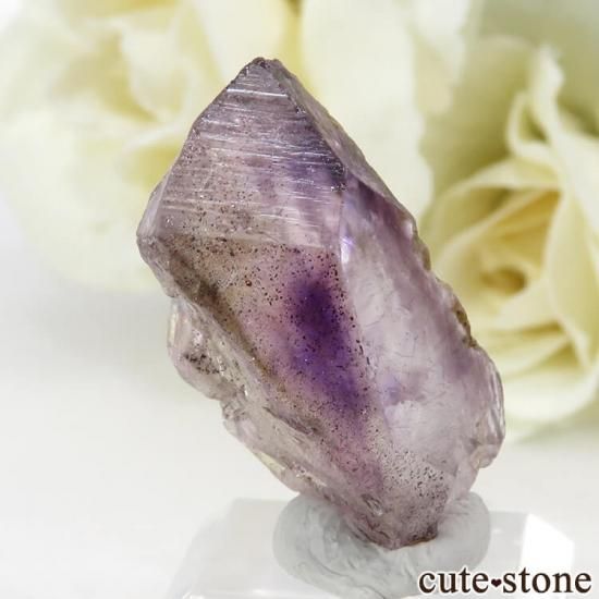 ザンビア産 トライゴーニック入りアメジストの結晶 - cute stone -