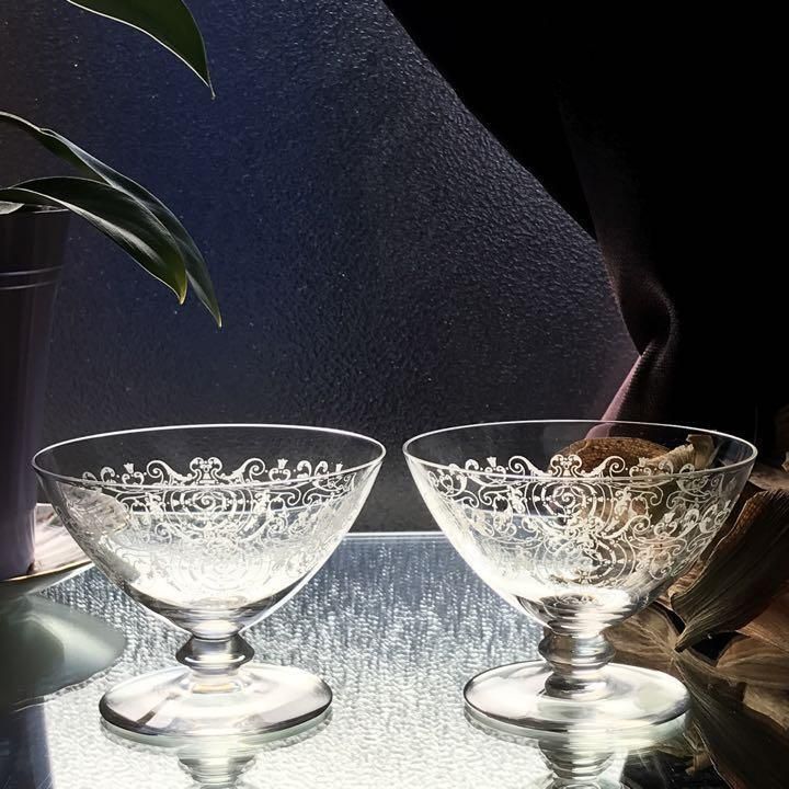 アンティーク オールドバカラ ヴェルサイユ シャンパンクープ