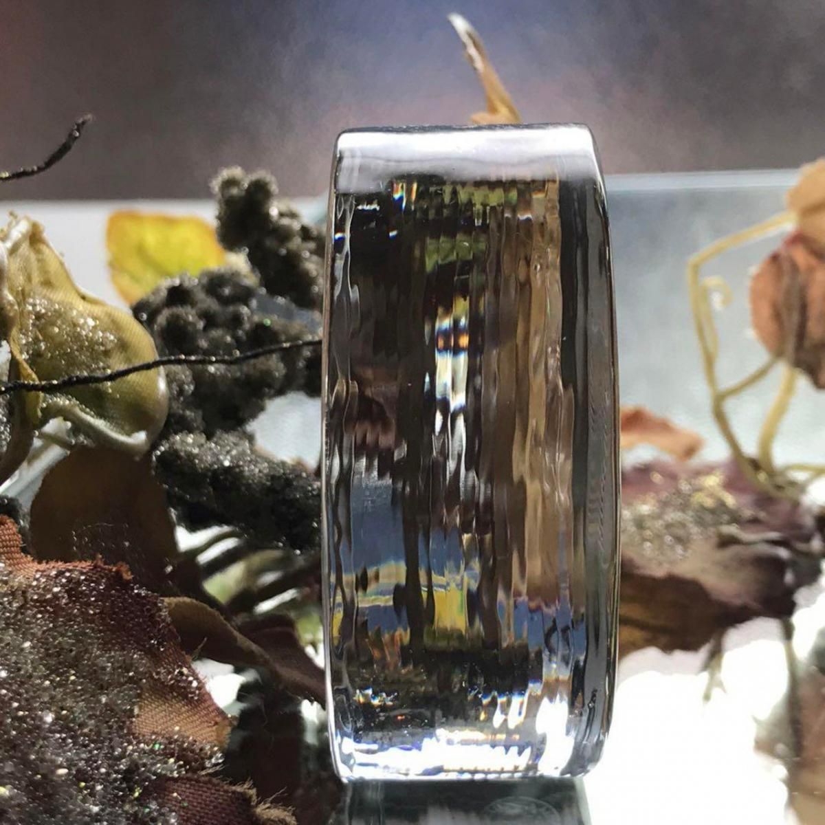 アンティークバカラ紋章入りクリスタルペーパーウエイト希少品