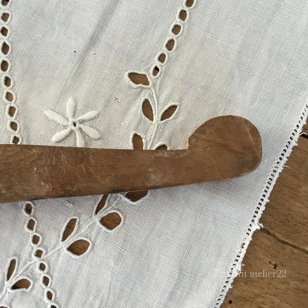 フランス アンティーク ハンドメイド 木製ハンガー 32.5cm