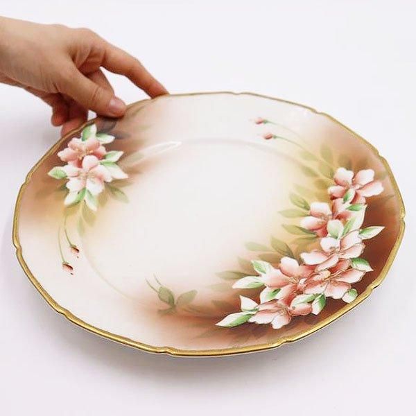 大正時代アンティークのオールドノリタケ飾り皿