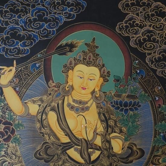 仏画（タンカ） 文殊菩薩｜大阪の仏画通販・販売｜多羅堂