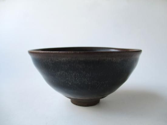 宋建窯 天目茶碗 古賀竹世箱 - 茶道具販売 栗林園