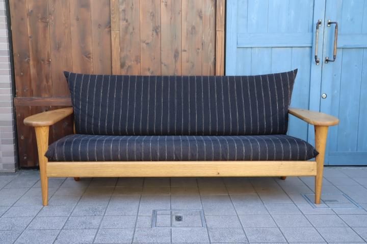 飛騨産業 キツツキ オーク材 1人掛けソファ A ナチュラル ZR24389 飛騨