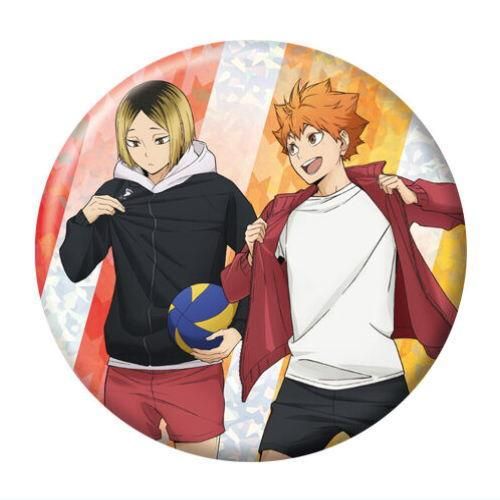 ハイキュー!! 缶バッジビスケット [10.孤爪研磨＆日向翔陽]※お菓子は