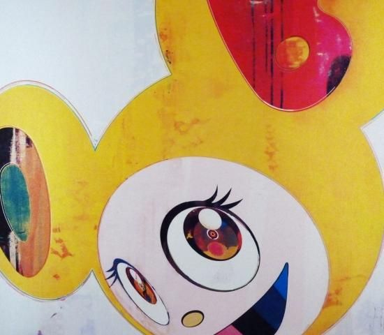 村上隆「そして、そしてそしてそしてそして/黄色いゼリー」絵画 額付