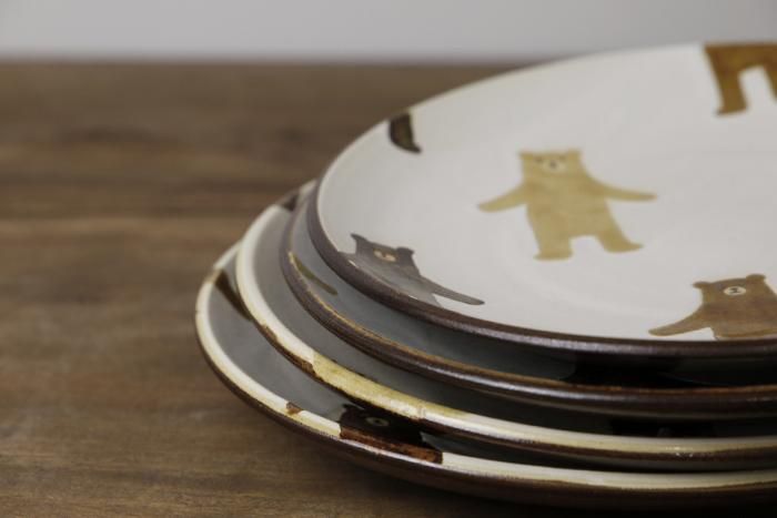 ぼくたちクマ大皿(A)[お一人様2点まで] - Craft・Gift ヤッチとムーン