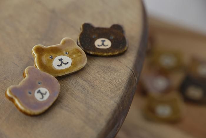ぼくたちクマブローチ - Craft・Gift ヤッチとムーン オンラインショップ