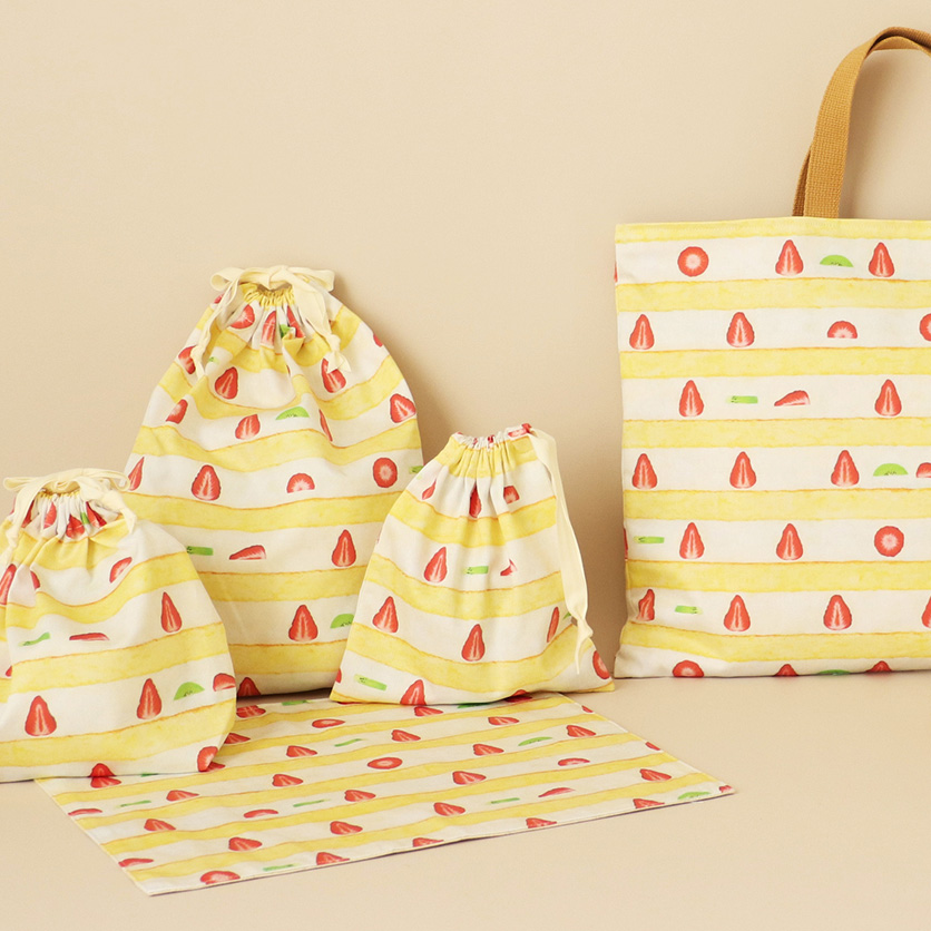 入園・入学グッズ手作りキット（6点セット）無限ショートケーキ