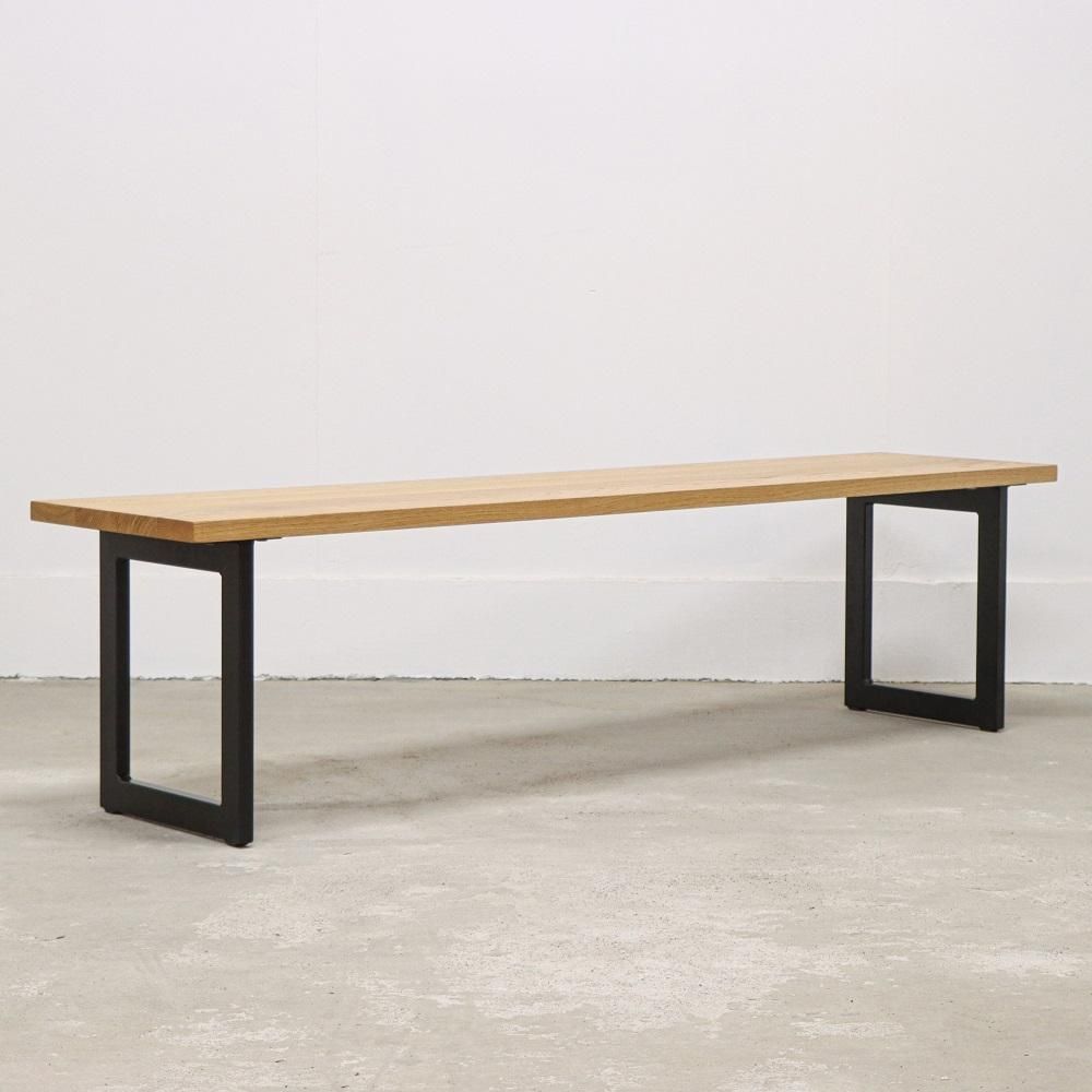 三島家具オリジナル SELECTダイニングベンチ 鉄脚 - 丁寧な暮らしの店