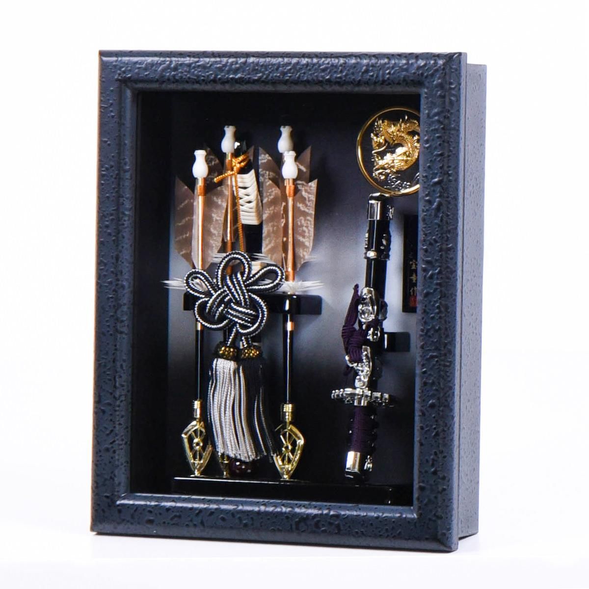 令和7号額入り壁掛け太刀飾り(破魔弓 破魔矢 初正月 男の子 かっこいい