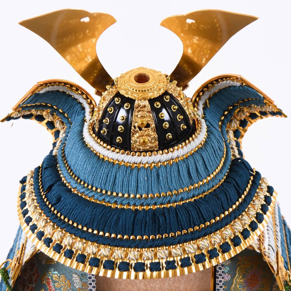 五月人形 藍裾濃威大鎧 鎧単品 朔太郎作